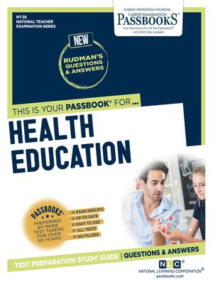 cover image of HEALTH EDUCATION